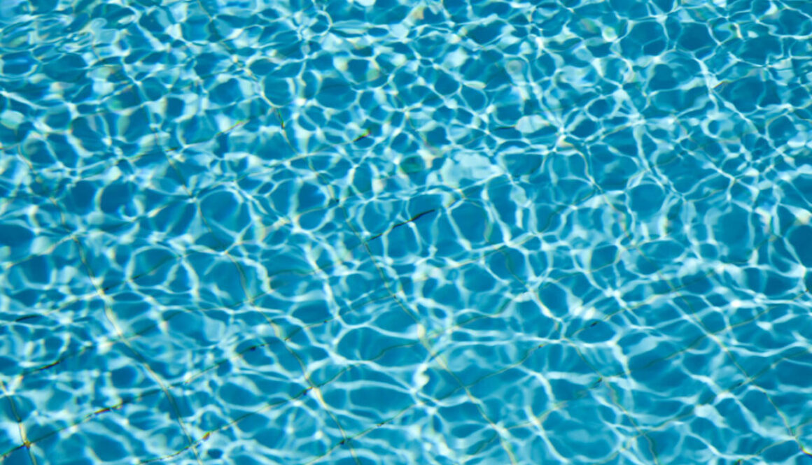 background of water in pool